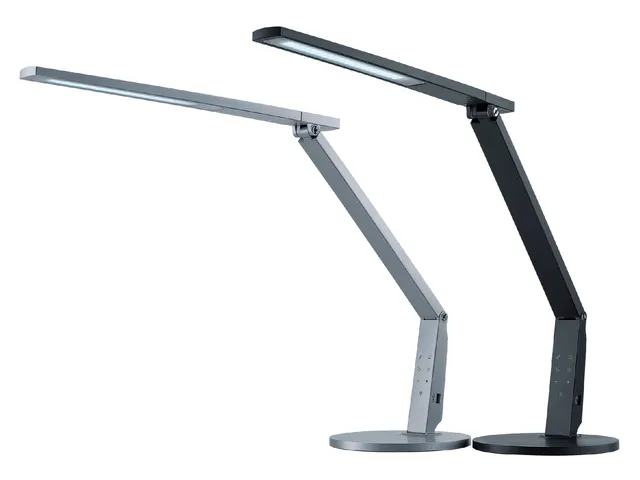 Bureaulamp Hansa led Vario Plus zilvergrijs Dimbaar