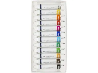 Acrylverf Faber-Castell 12 stuks assorti kleuren - 3