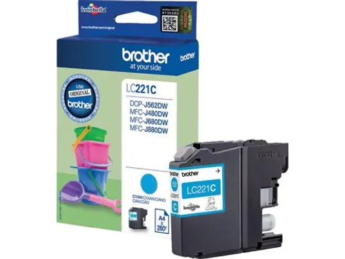 LC-221CBP Cyaan Inktcartridge 260 pagina's