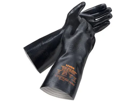 Gants chimiques Uvex 60954 Rubiflex ESD NB35A, taille 6