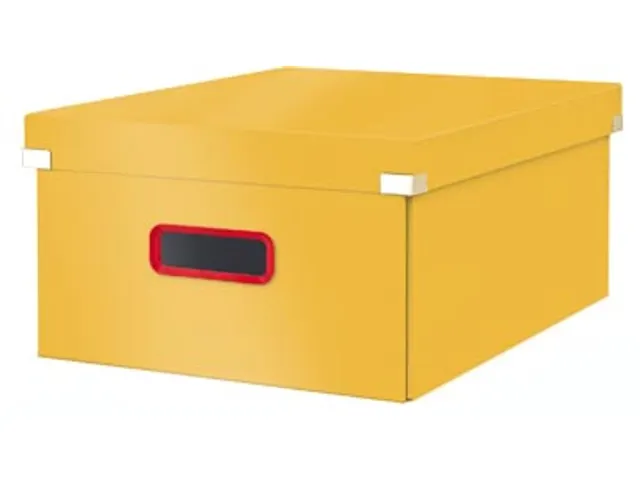 Cosy Click & Store grote opbergdoos, geel