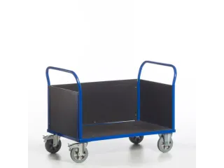 wagen met drie wanden,draagverm. 1200kg,laadvl. LxB 2000x780mm - 1