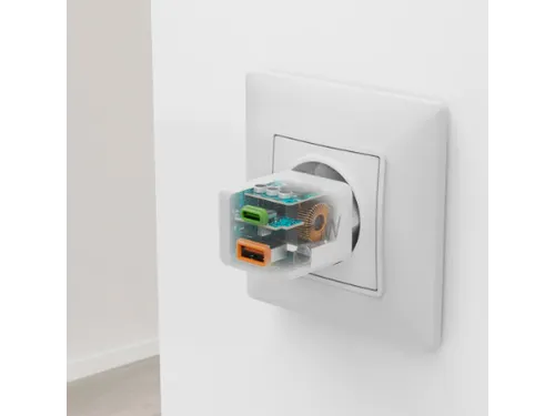 Oplader Hama USB-C/USB-A Mini PD 20W wit