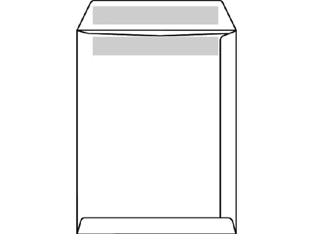 Envelop Akte 175x265mm Zelfklevend 100gr Wit