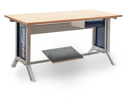 Montagetafel Basis 735-1100x1500x750mm Multiplex 25mm Voetensteun