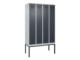 locker voor scheiding van kleding,HxBxD 2120x1200x500mm,4vak - 2