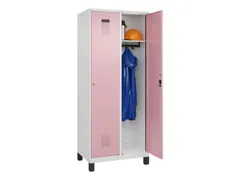 locker,HxBxD 1950x800x500mm,2vak,vak B 400mm,cil.-slot,voeten