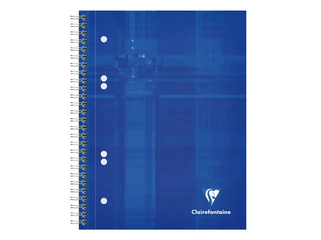 Collegeblok Clairefontaine Studium A5+ ruit 5x5mm 6-gaats 80 pagina's