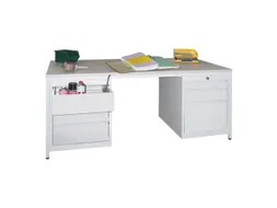 werkplaatsbureau,HxBxD 720x1700x800mm,RAL7035,front RAL7035