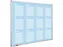 Jaarplanner blauw softline profiel 90x120cm Jan-Dec NL