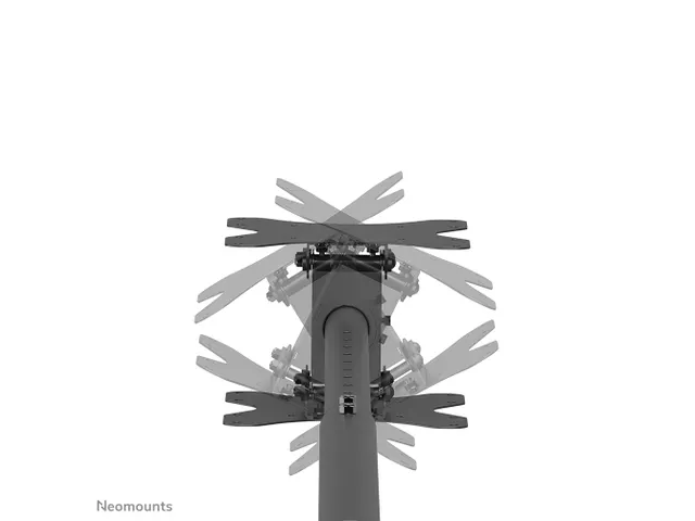 Neomounts CL35-340BL22 Monitor/TV-beugel plafond 2 schermen - 23-43 in