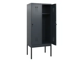 schoollocker,HxBxD 1950x800x500mm,2vak,vak B 400mm,draaigrendel - 1