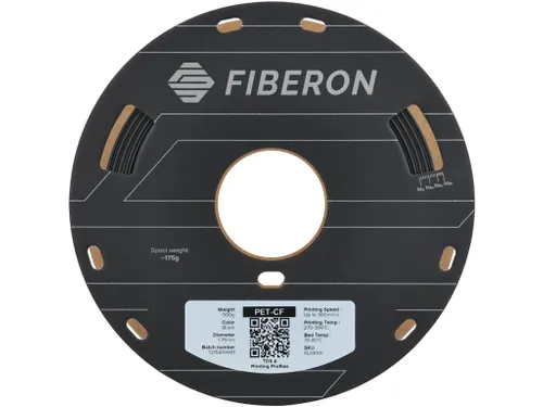 Polymaker Fiberon PET-CF17 Filament 1,75 mm Black 0,5 kg