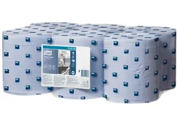 Tork 128208 Poetspapier Centerfeed M2 1-Laags Blauw