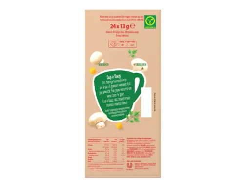 Cup a Soup Knorr champignon crème 140ml doos 24 stuks
