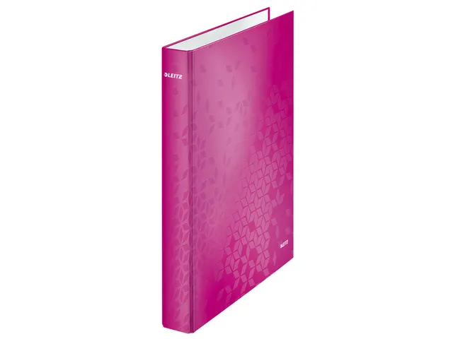 Ringband Leitz Wow 4241 2 rings D-mech 25mm A4 Roze