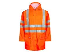 Lyngsøe FR-LR55 regenjas, fluo oranje, maat 2XL, per stuk