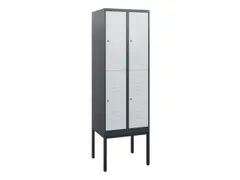 dubbeldekse locker,HxBxD 1950x600x500mm,2x2vak.,vak B 300mm