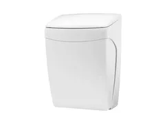 Afvalbak Kunststof 20 Liter Met Kniebediening Wit