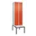 Z-garderobekast,HxBxD 2120x600x815mm,2vak,vak B 300mm,cil.-slot