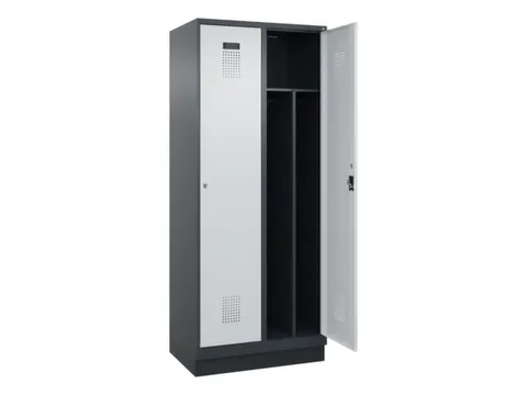 locker voor scheiding van kleding,HxBxD 1950x800x500mm,2vak