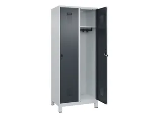 locker,HxBxD 1950x800x500mm,2vak,vak B 400mm,draaigrendel,voeten - 2