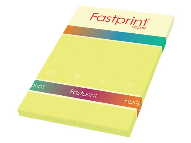 Kopieerpapier Fastprint A4 120 Gram Geel 100vel | A4PapierOnline.nl
