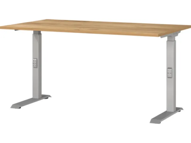 In hoogte verstelbaar bureau,HxBxD 680-910x1400x800mm