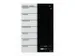 Glasmagneetbord Naga 40x60cm weekplanner NL zwart/wit