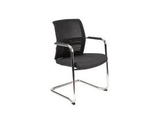 Bezoekersstoel EN1335 Linea Omnia 02 zwart/zwart set van 2 stuks - 2