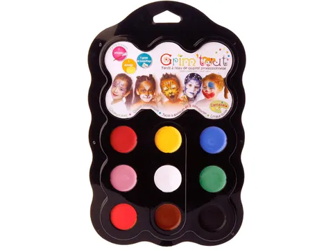 Grim'tout schminkpalet Carnaval 9 kleuren