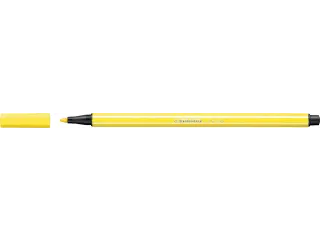 Viltstift STABILO Pen 68/24 medium citroengeel - 1