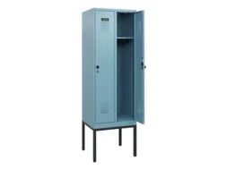 schoollocker,HxBxD 1950x600x500mm,2vak,vak B 300mm,draaigrendel