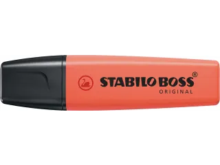 Markeerstift STABILO BOSS Original 70/140 pastel zacht koraalrood - 16