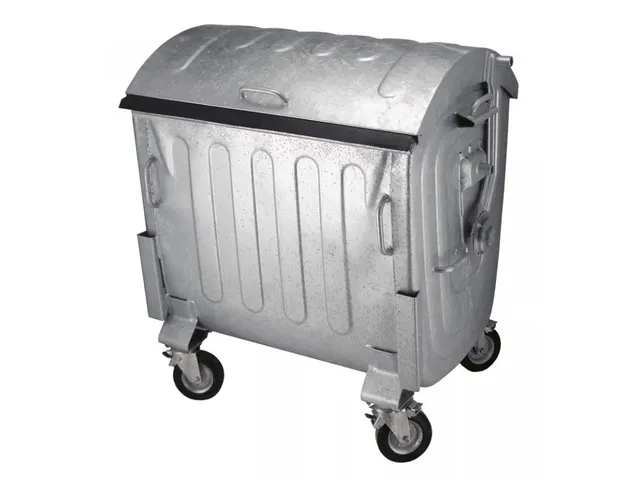 Staal verzinkte container 1100 liter