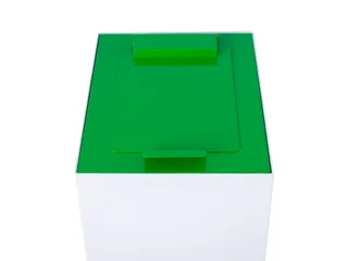 Top met klepdeksel voor modulaire afvalscheidingsunit Groen - 2