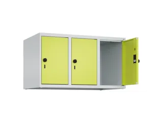 opzetkast,v. locker,3vak.,vak B 300mm,HxBxD 500x900x500mm,vleugeldeur - 2