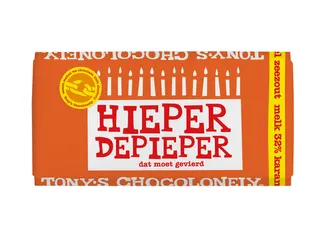 Chocolade Tony's Chocolonely 180gr melk zeezout Hieper de Piepert - 1
