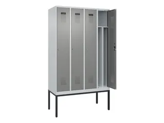 locker voor scheiding van kleding,HxBxD 2120x1200x500mm,4vak - 1