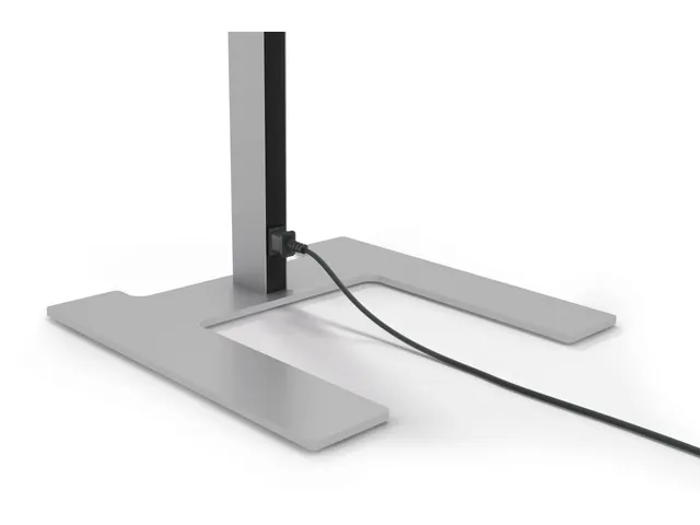 Luctra LED Vloerlamp Vitawork Up 17.000 lm Zilver - Zwart