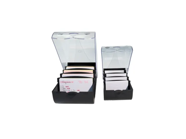 Steekkaartenbak BUNN YBOX A8 zwart/krist.