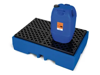 PE-opvangbak,v. 2x200l vat/kleinemballage,opvangvol. 270l - 3