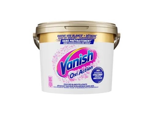 Wasbooster Vanish Oxi Action Whitening poeder 2700gram