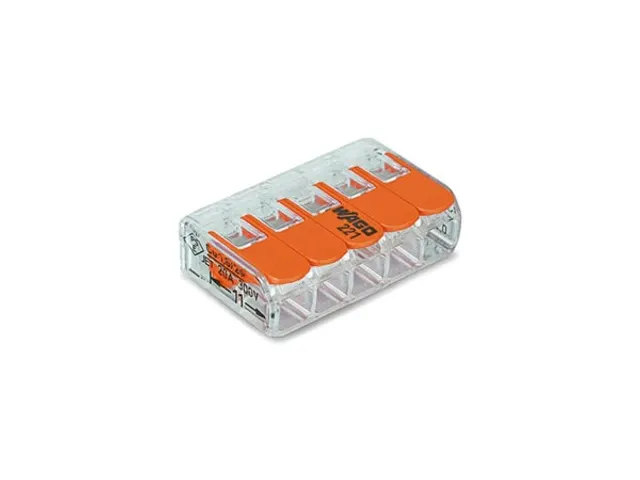 Mini Borne DE Connexion À Levier 5 x 0.2 - 4mm² Pour Tout Type DE C