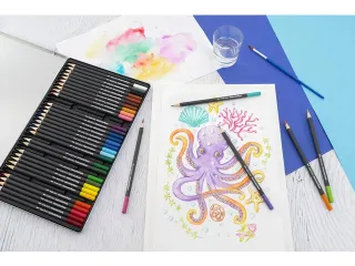 Aquarelpotlood Eberhard Faber Artist Color metalen etui a 36 stuks - 10