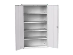 universele kast,HxBxD 2000x1300x550mm,4xStalen bodem,draaigrendelslot