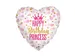 Folieballon Birthday prinses 45cm