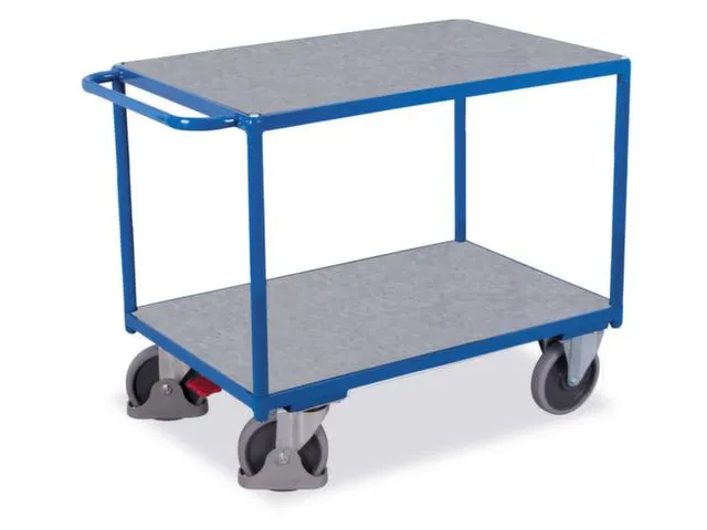 Tafelwagen 500kg Laadvlak 1200x800mm 2 Etages Staalplaat