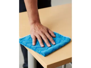 Hygen microvezeldoek Blauw 40x40cm - 4