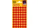 Etiket Avery Zweckform 3141 Rond Ø12mm Rood 270 Stuks